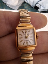 Dugena Arlette Vintage Uhr GOLD  20 Microns Mechanik Watch