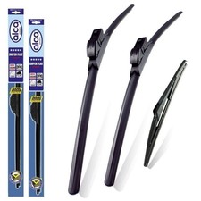 Set completo spazzole tergicristallo adatte a Subaru Outback 2019 in poi alca Super Flat ASF2616TLC16ARC