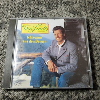 Toni Lindt   Ich Komm' Aus Den Bergen CD 1991 Autographed German Folk Dino Music