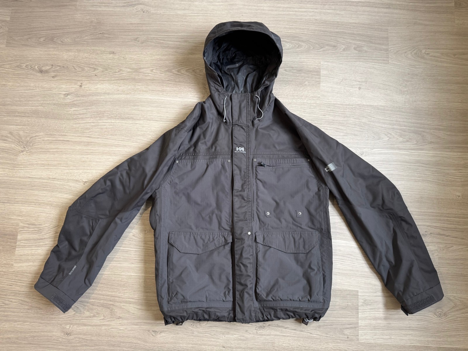 Helly Hansen Grey Medium Waterproof Jacket Mint C… - image 1