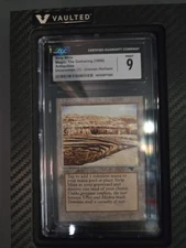 Magic: The Gathering Antiquities: Strip Mine (Uneven Horizon) CGC Mint 9