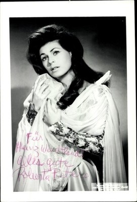 Foto Schauspielerin Roberta Peters, Portrait, Autogramm - 4002736