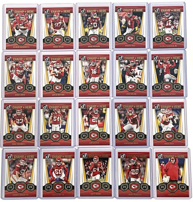 2024 KC Chiefs Champ Is Here Complete Set + SB Champions + MVP Mahomes