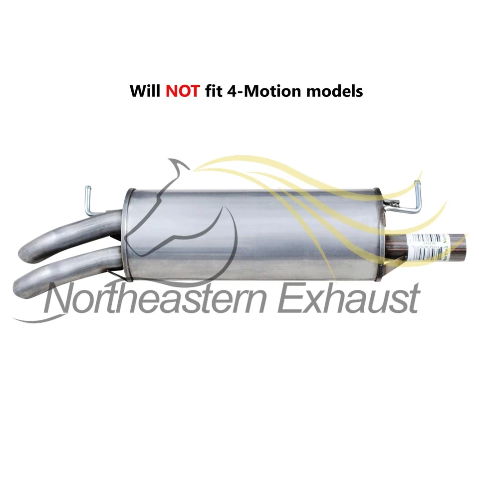 Tubo resonador de ajuste directo de acero inoxidable se adapta a: 1998-2005 Volkswagen Passat 2,8 L Foto 4 de 4