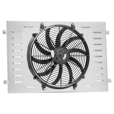 Aluminum Shroud+Fan+Relay Fit 73-74 DODGE CORONET /74 PLYMOUTH SATELLITE 7.2L V8