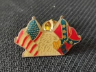Vintage USA Flag Advertising Pin Pin 1retro59