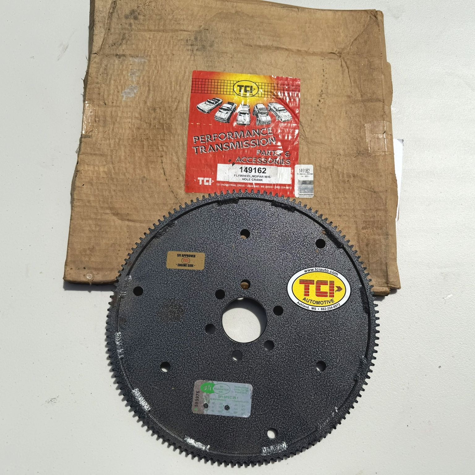 MOPAR Engine to GM Transmission TCI Fly Wheel Adaptor 6 Hole Crank 149162 440 70