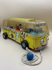 Vintage 1959 Fisher Price Safety School Bus #983, Wooden Body, People