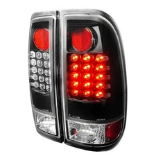 Spec-D Tuning LT-F15097JMLED-V2-TM LED Tail Lights for 97 to 03 Ford F150- Bl...