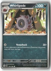 Whirlipede 055/086 Black Bolt Common