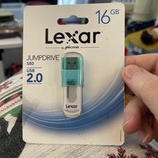 New Lexar JumpDrive S50 16GB USB 2.0 Flash Drive NIP