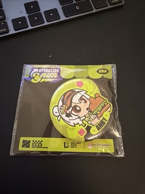 Beard Papa x Zenless Zone Zero ZZZ Collab Anby Badge Pin
