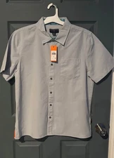 Jimmy Buffet Margaritaville Resort Men's Short Sleeve Button Up Shirt SPF NWT