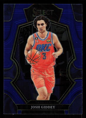 2022 PANINI SELECT JOSH GIDDEY #160 PRIEMIER LEVEL BASKETBALL  THUNDER