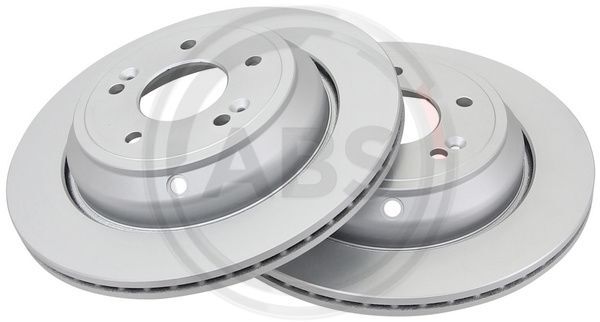 2X A.B.S. 18231 Bremsscheibe Hinten FüR Hyundai-image