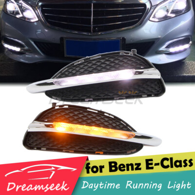 LED DRL Tagfahrlicht für Mercedes-Benz E-Class 14-2016 Nebellichter mit Blinker