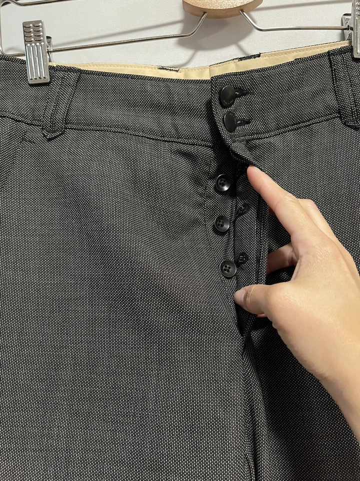 RAG AND BONE 100 % Wool High Rise Grey Button Dress Pant W 25. Great Condition❗️ - Image 3 of 4