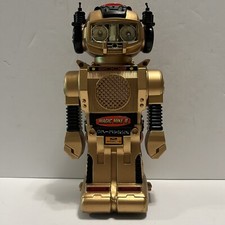 Magic Mike Robot 2002 2 Model B 1980s No 1165 Gold - Not Working Toy