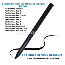 Stylus Pen For Microsoft Surface Pro 4/5/6/7/8/X Go 2/3 Book Latpop Studio 1/2