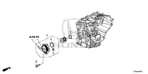 16-24 Honda HR-V Cvtf Warmer O-Ring (smaller) (91302-5T0-003) - Picture 3 of 3