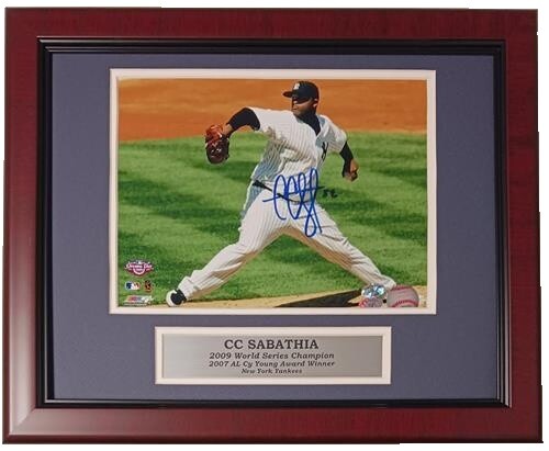 SABATHIA 直筆ユニフォーム CC Sabathia Fanatics Signed Jersey Under Wraps “09' WS Champs