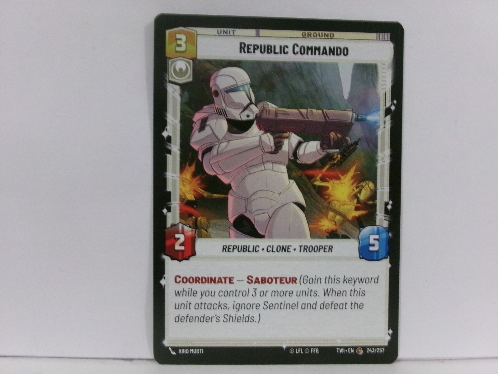 Star Wars Unlimited Republic Commando (243/257) Twilight of the Republic