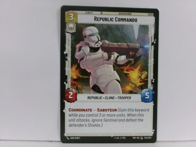 Star Wars Unlimited Republic Commando (243/257) Twilight of the Republic