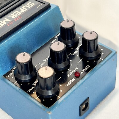 Maxon SM-01 Super Metal Ditortion 1980's Vintage Guitar pedal Made
