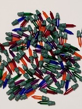 100 Replacement Mini Bulbs Incandescent 2.5 Volt 0.425 Watts Christmas Lights