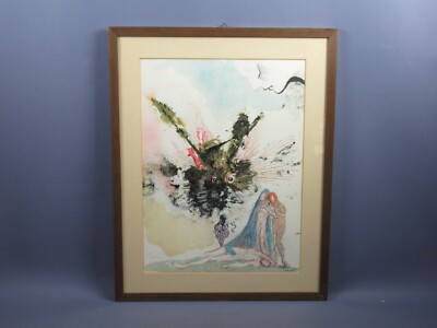 Dali Gemälde Lithografie Druck Noe Qui Primus Plantavit Vineam Jahr 1962