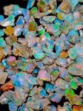 50 Cts Dry Opal Rough Lot AAA Cut Grade Ethiopian Welo Opal Raw Loose Gemstone