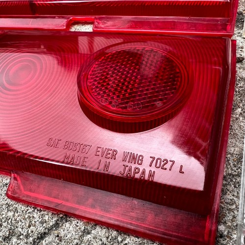 DATSUN BLUEBIRD 510(1968) Tail Lights Rear Lamp Cover Lens Genuine Parts NOS JP - Picture 7 of 14