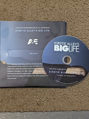 Kirstie Alley's BIG LIFE! RARE A&E Emmy Preview DVD! 1 RARE Episode! RARE!