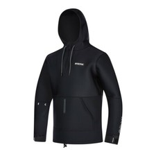 Felpa con cappuccio in neoprene Mystic Voltage - Kite Surf Beach Jacket 2021 - 4mm - Nero