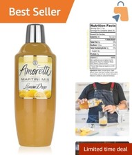 Versatile 28 oz Lemon Drop Martini Mix - Perfect for Cocktails and Mocktails