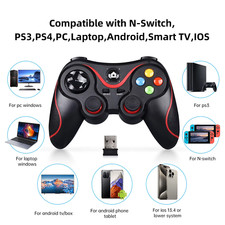 SONY PS3 CONTROLLER JOYSTICK WIRELESS PHANTOM PS3-PS4-PC-ANDROID-TV-LAPTOP NUOVO