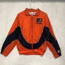 Vintage Flyers NHL Winning Goal Mighty Mac Sports Windbreaker Youth Size Large