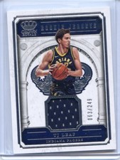 2017-18 PANINI CROWN ROYALE  JERSEY RELIC PACERS TJ T.J. LEAF RC #/249