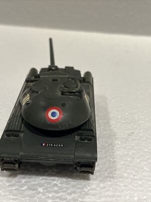Vintage 1965 France Solido Char Blinde AMX-30T Green Military Tank