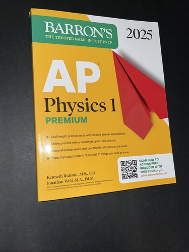 Barron's Ap Prep Ser.: AP Physics 1 Premium, 2025: Vorbereitungsbuch mit 4 Übungs... - Bild 1 von 6