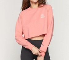 SPIRITUAL GANGSTER Women's EASY IZZY Crop Top - FLA - Large - NWT