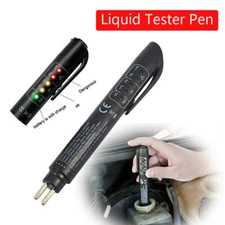 Brake Fluid Tester Pen 5 LED Auto Oil Moisture Diagnostic Tool For DOT3 DOT4DOT5