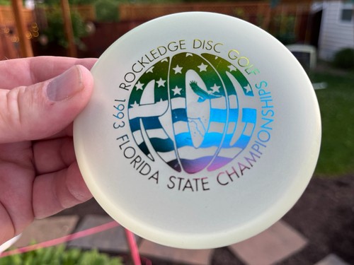 1993 Rockledge Florida Rare GLOW PDGA New Mini Disc Golf Innova Ontario #810 - Picture 11 of 17