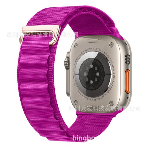 Correa de reloj trenzada de nailon Alpine Loopback para iPhone 98765432 38/40/42/;44/49 mm - Imagen 31 de 39