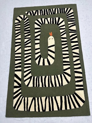 Snake Python design Rug Handmade Area Rug Hand Tufted High Quality Carpet
