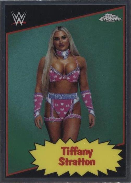 2025 Topps Chrome WWE - 1985 Topps Current Tiffany Stratton #85TC