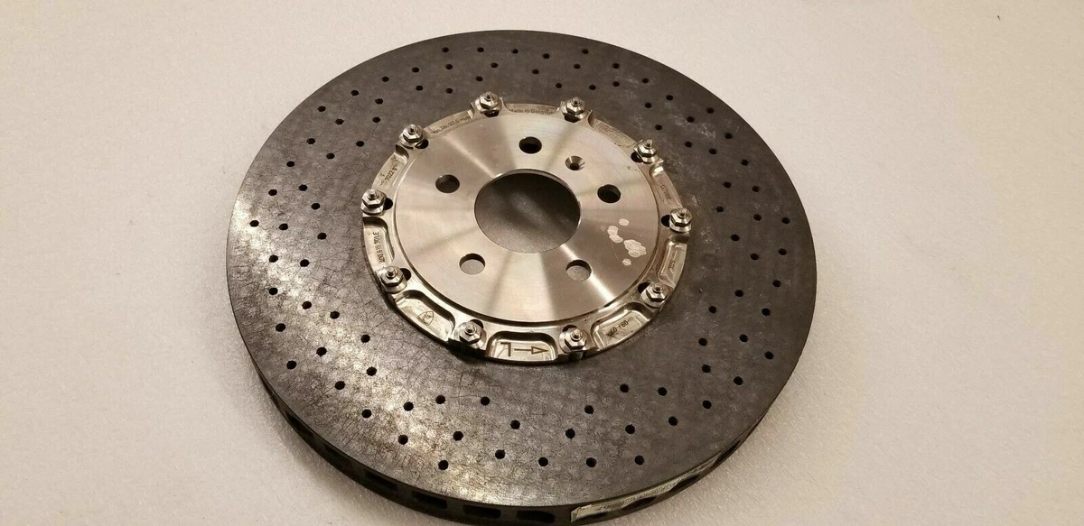 LAMBORGHINI GALLARDO FRONT DRIVER CARBON CERAMIC BRAKE DISC ROTOR 