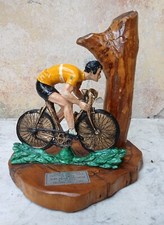 TROFEO PREMIO per gara ciclistica - Legno e resina - Valdaro Mantova - 1989