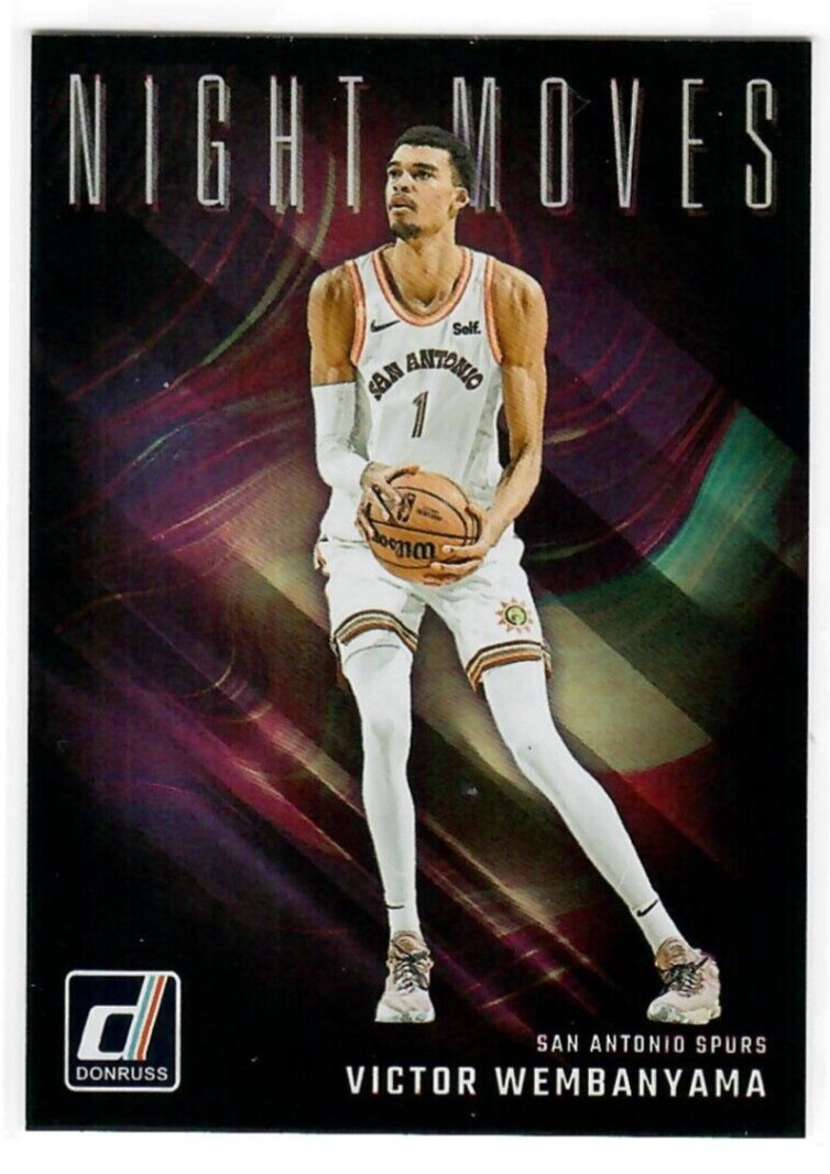 2024-25 Panini Donruss Victor Wembanyama #23 Night Moves Spurs Case Hit SSP