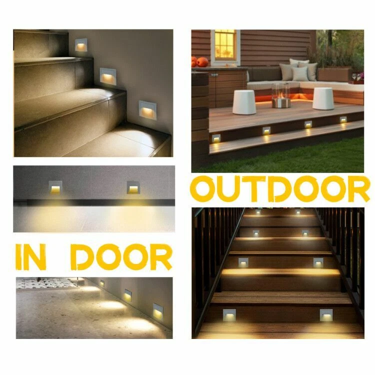 LED Treppenlicht Treppenbeleuchtung Treppenleuchte Stufenlicht Bewegungsmelder - Bild 2 von 4